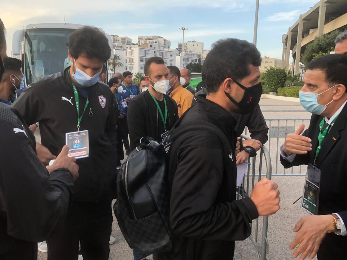 تعليمات طبية مشددة لبعثة الزمالك بارتداء الكمامات