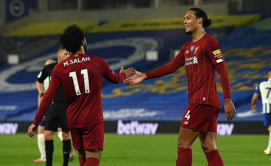 محمد صلاح وفان دايك