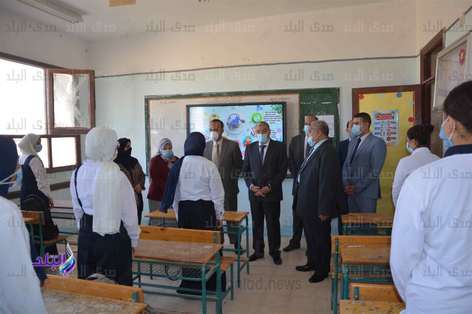 جانب من الزيارة