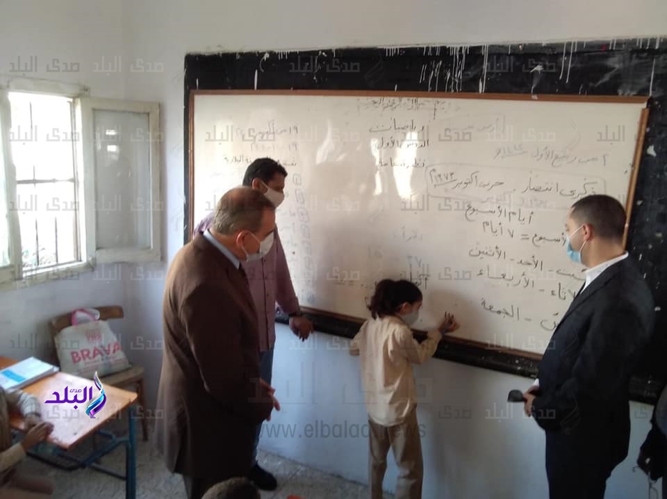 أثناء الجولة التفقدية