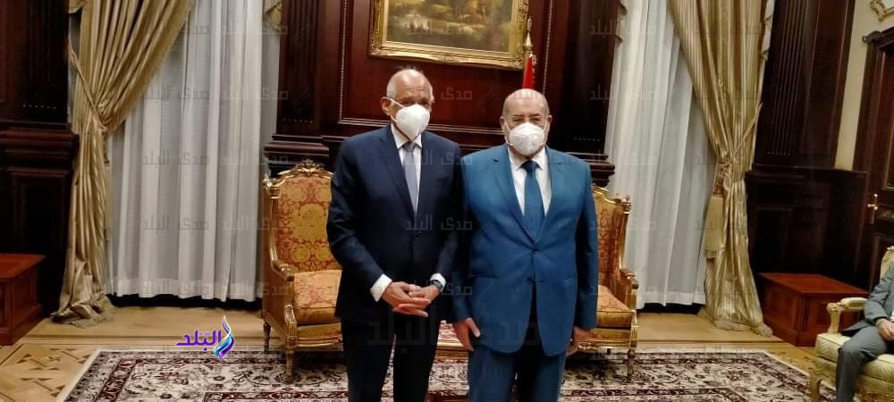 عبد العال يتلقى رئيس مجلس الشيوخ