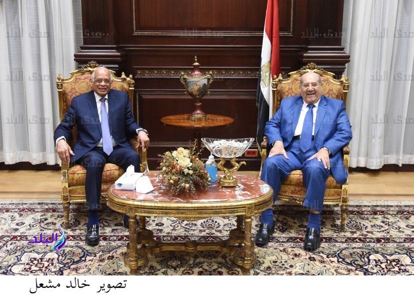 عبد العال يتلقى رئيس مجلس الشيوخ