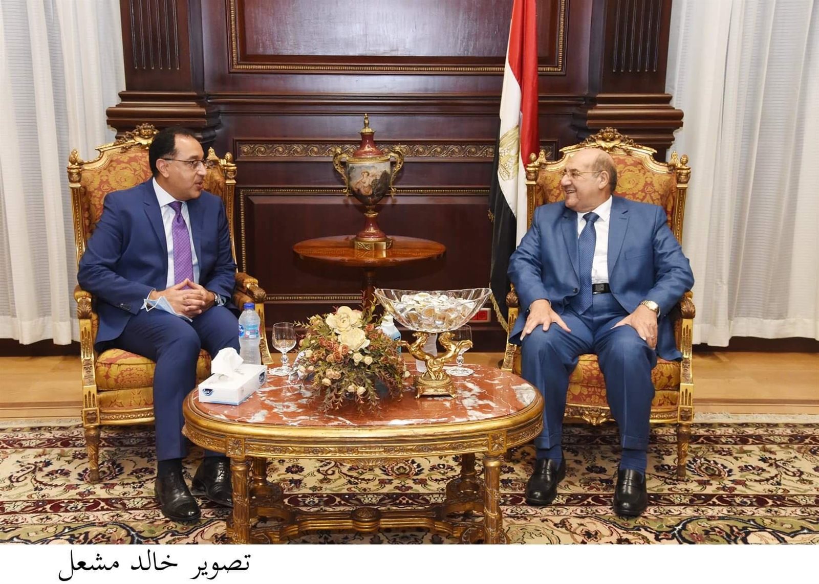 رئيس الشيوخ يستقبل رئيس الوزراء