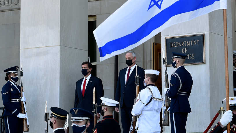 محادثات بين وزير الدفاع الأمريكي والإسرائيلي محادثات بين وزير الدفاع الأمريكي والإسرائيلي