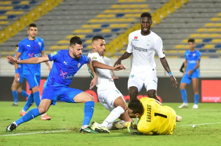 مباراة الزمالك ضد الرجاء