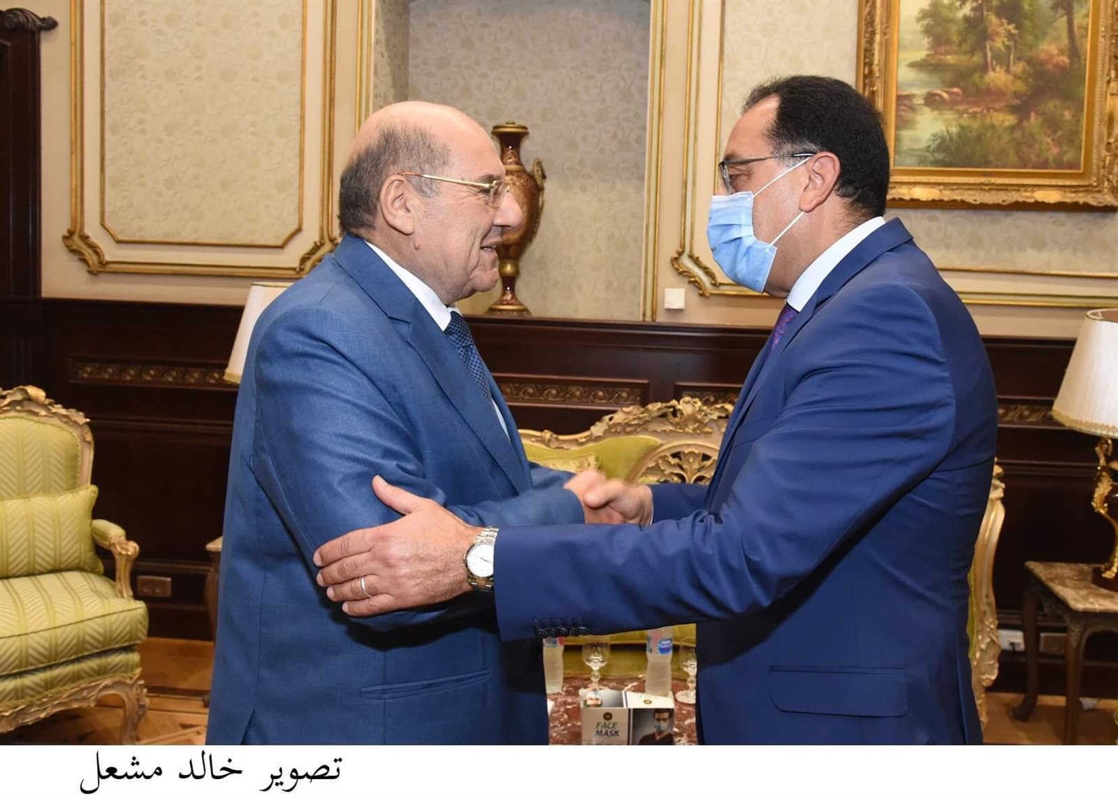 لقاء رئيسى الوزراء والشيوخ