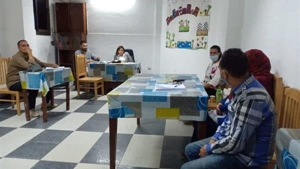 توافد المواطنين على لجنة المنارة الإسلامية بالعجوزة