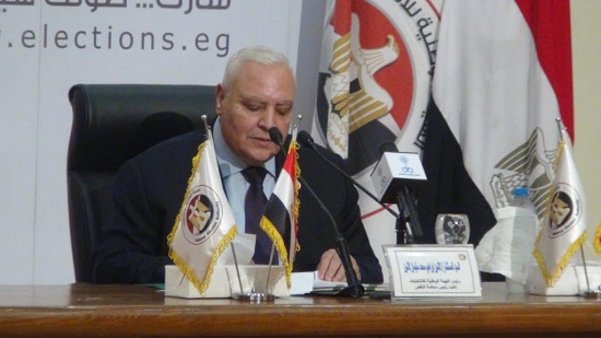 المستشار لاشين إبراهيم ، رئيس الهيئة الوطنية للإنتخابات