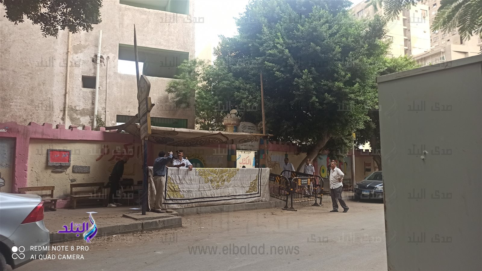 لجنة انتخابات النواب بمدرسة الإمام علي الابتدائية بالعجوزة