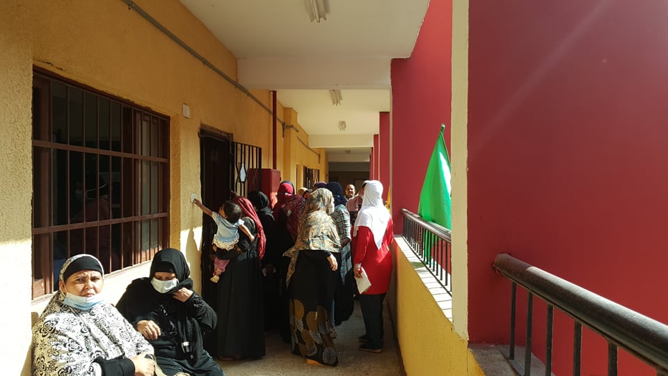 إقبال مكثف على لجنة مدرسة وجيه بغدادي الثانوية
