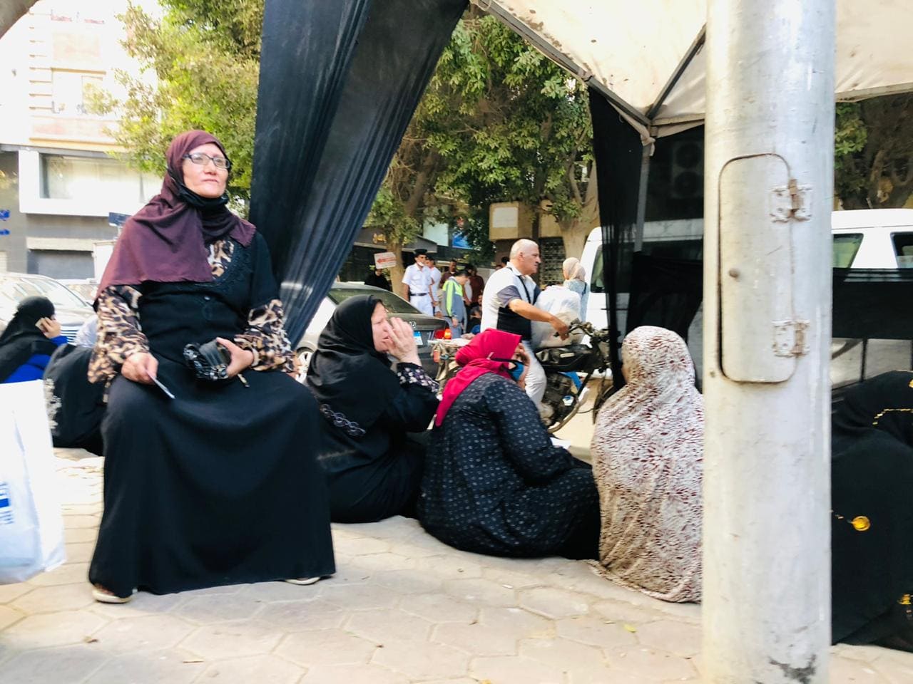 استئناف الإدلاء بالاصوات فى مدرسة يوسف السباعي
