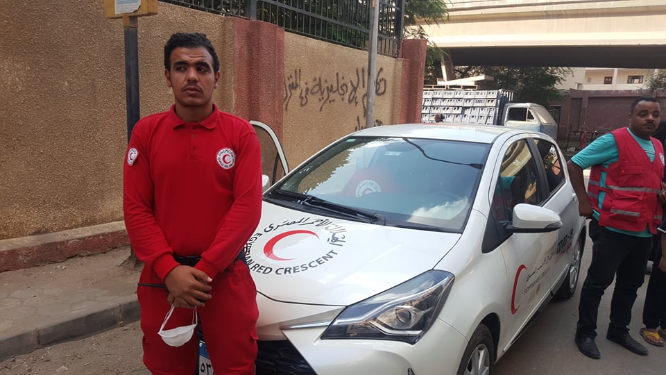 استعدادات طبية وتعقيم لجنة مدرسة وجيه بغدادي