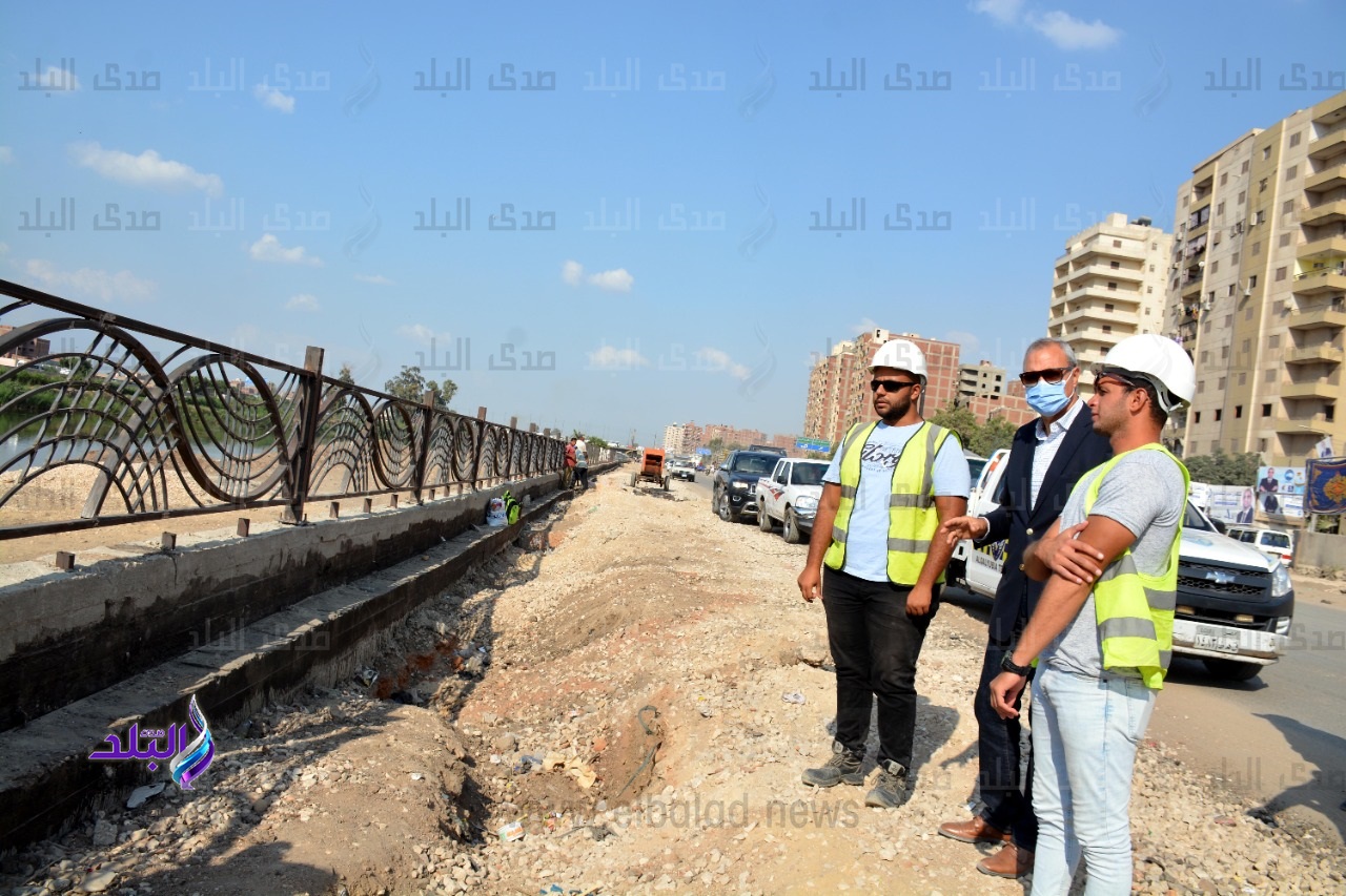 محافظ القليوبيه يقود حملة لرفع الإشغالات أسفل الطريق الدائري