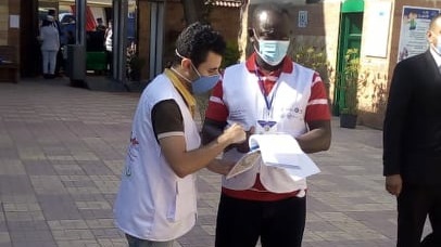 البعثة الدولية المشتركة تتفقد لجنة الأورمان الثانوية