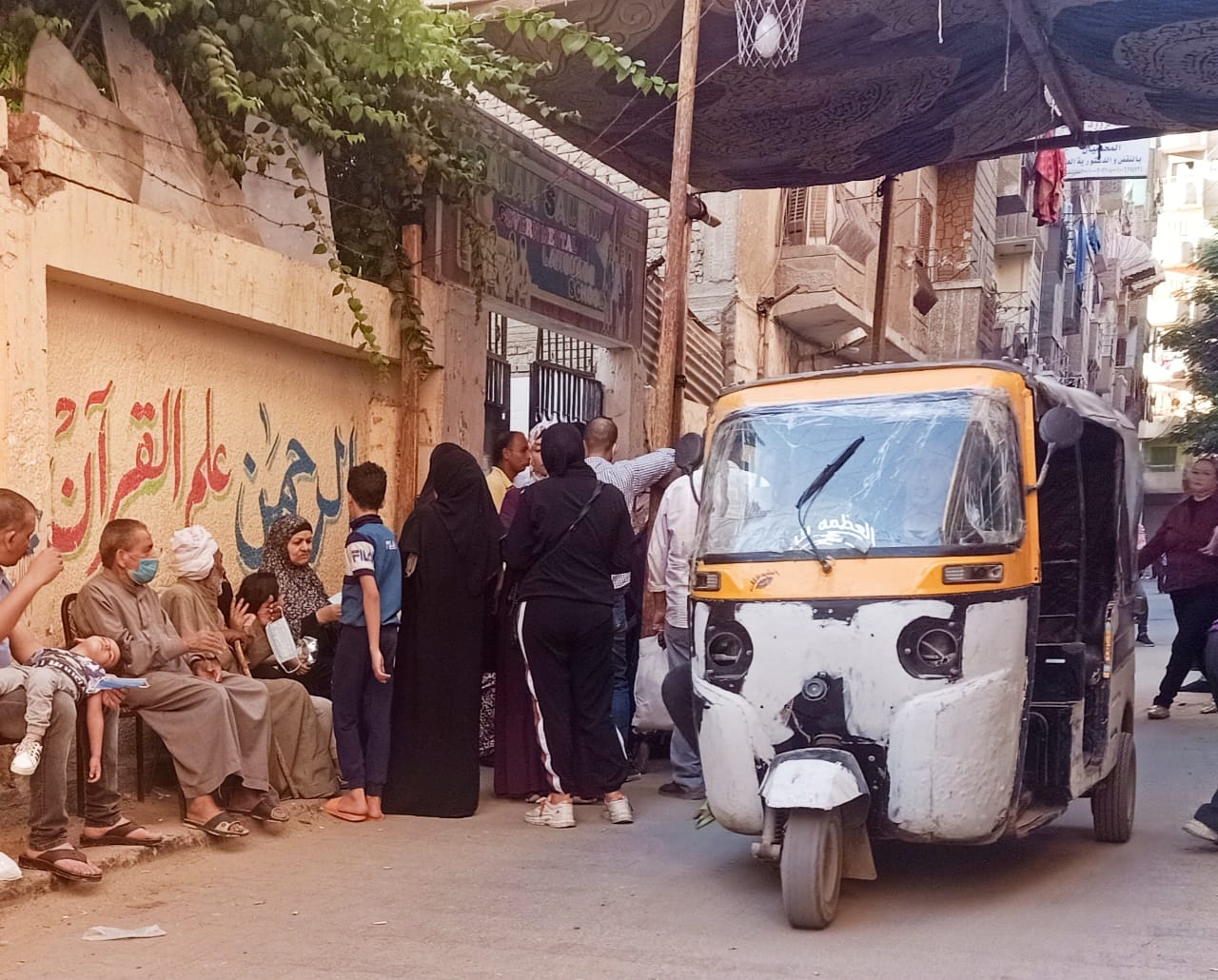 التوك توك وسيلة نقل الناخبين