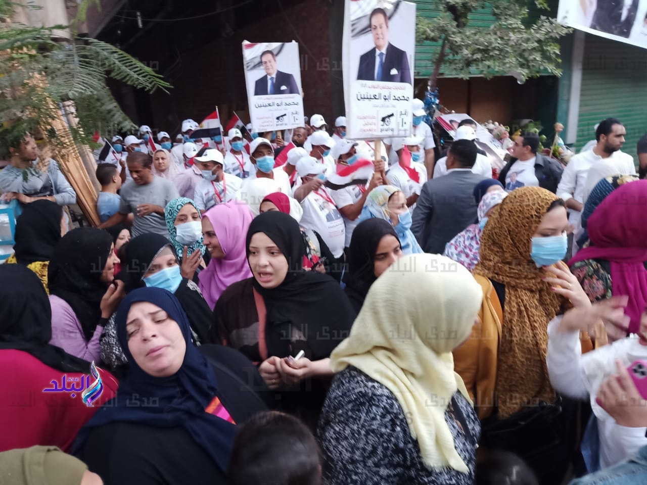 لجان مدرسة عمرو بن العاص بالجيزة تشهد كثافات من الناخبين