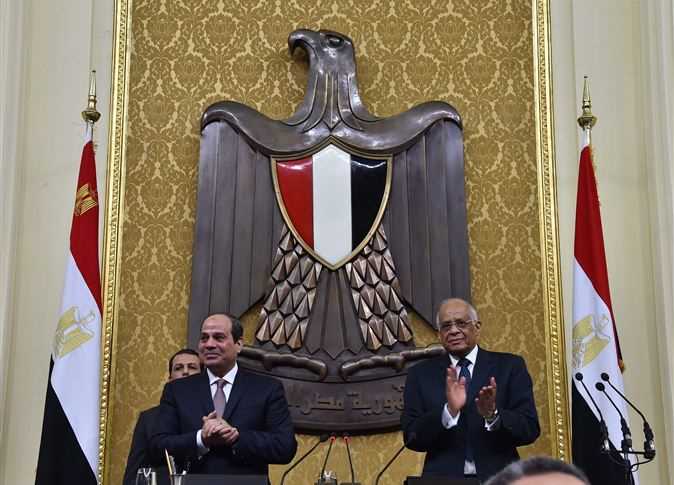 الرئيس السيسي والدكتور علي عبدالعال