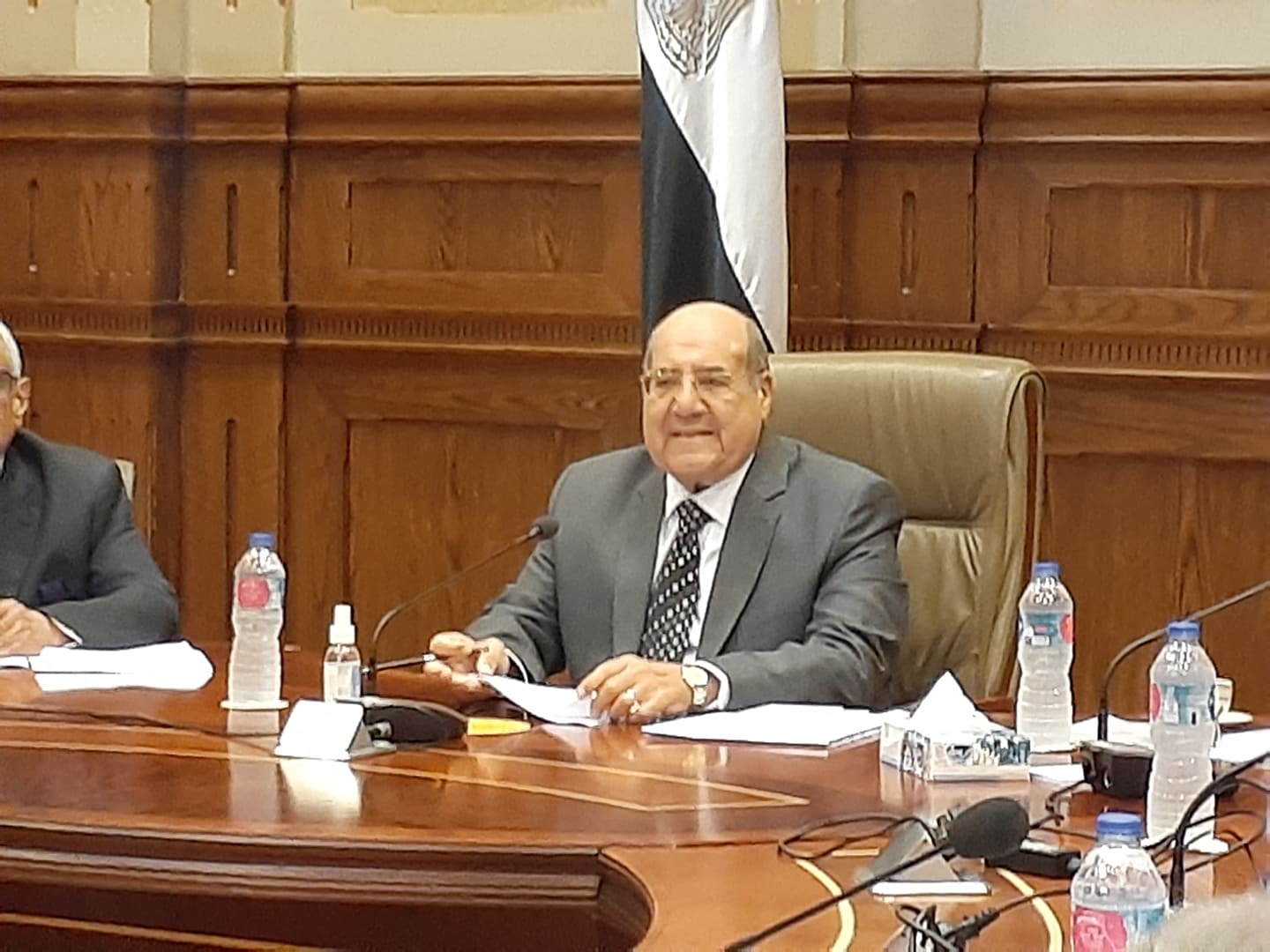 المستشار عبد الوهاب عبد الرازق رئيس مجلس الشيوخ