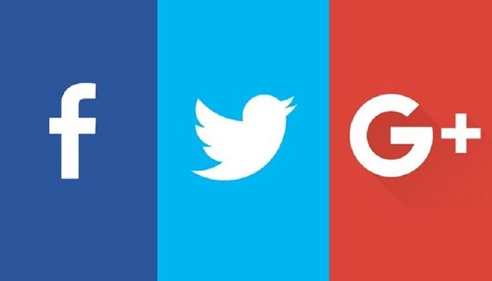 تويتر وفيسبوك وجوجل 