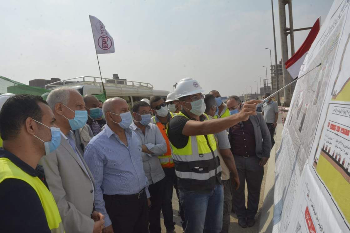 وزير النقل ومحافظ الجيزة يتفقدان أعمال نقل المرافق