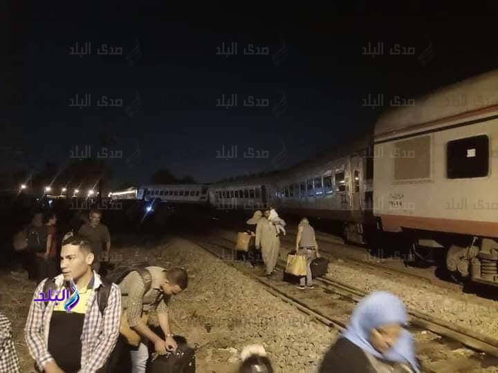 أول تعليق من ركاب قطار طنطا الناجين بعد خروجه عن القضبان