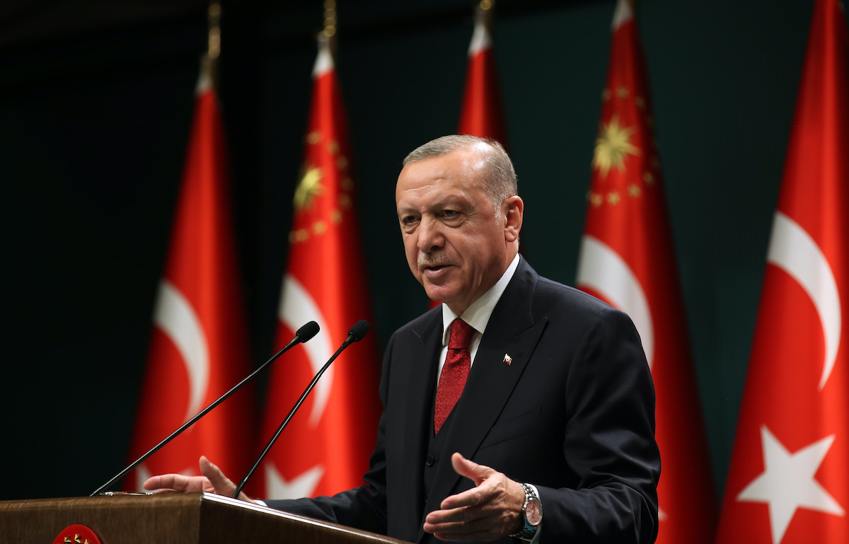 الرئيس التركي رجب طيب أردوغان