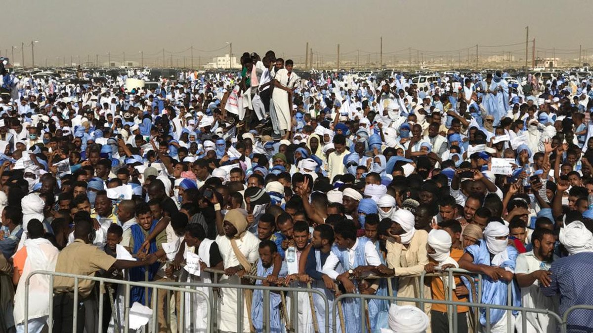 مظاهرات بالآلاف في موريتانيا