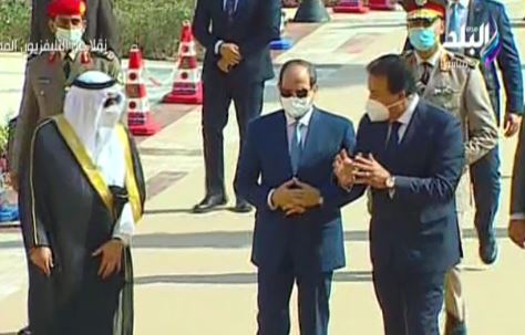 الرئيس السيسي يتفقد جامعة الملك سلمان