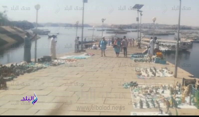 معابد فيله بأسوان تستقبل الزائرين من الخارج والداخل
