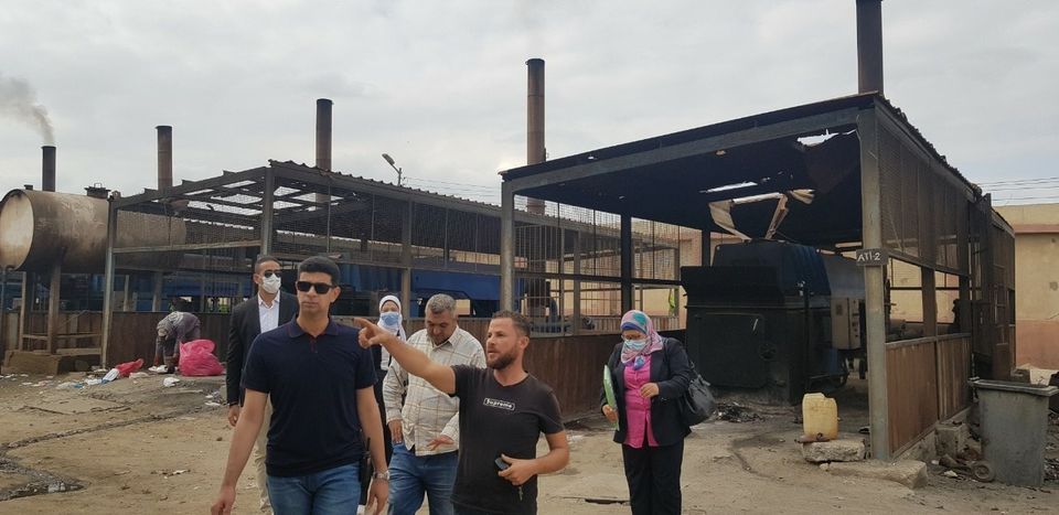 نائب محافظ القليوبية يتفقد المدافن الصحية 