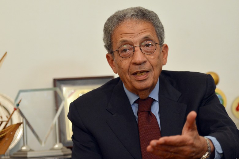  عمرو موسى رئيس لجنة الخمسين لإعداد الدستور