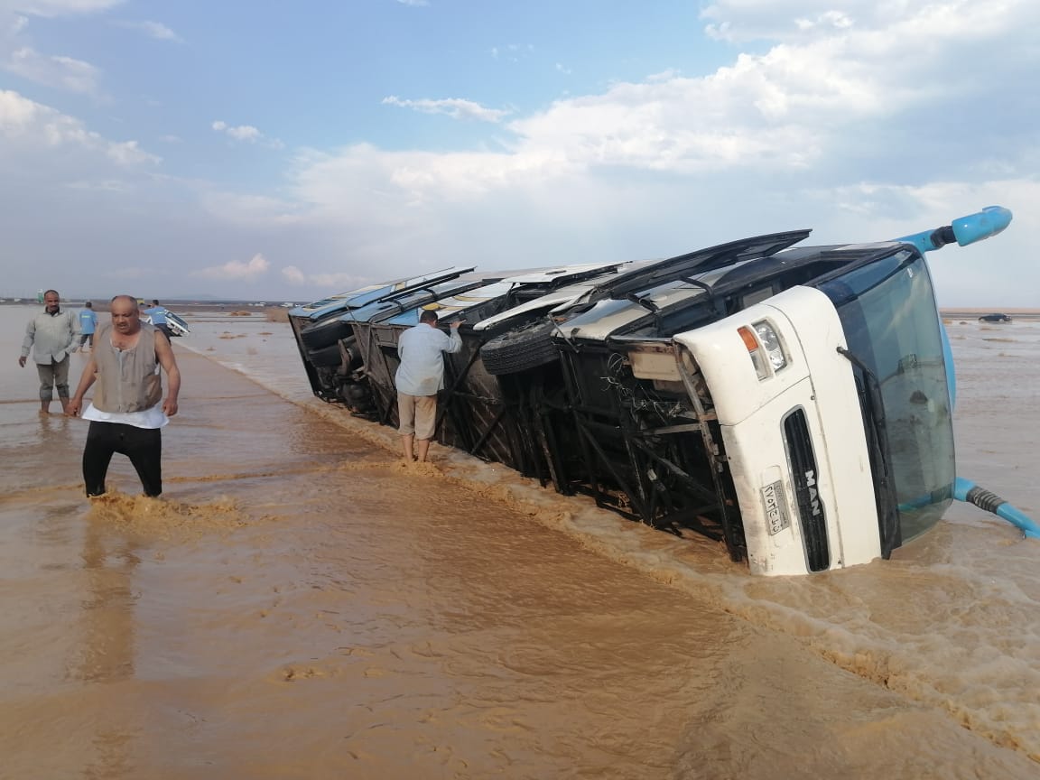 السيول في رأس غارب