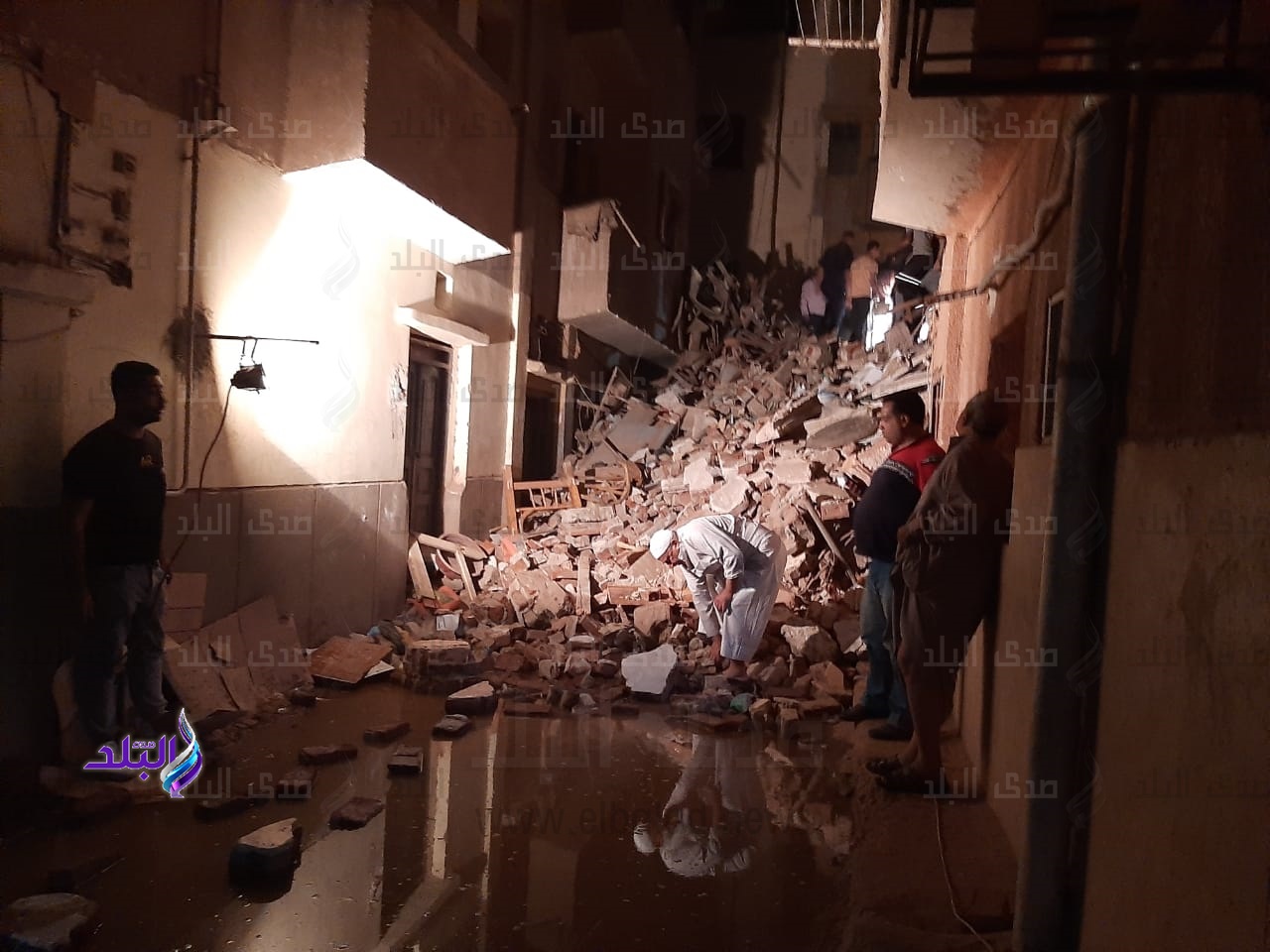حادث انهيار منزل بحارة