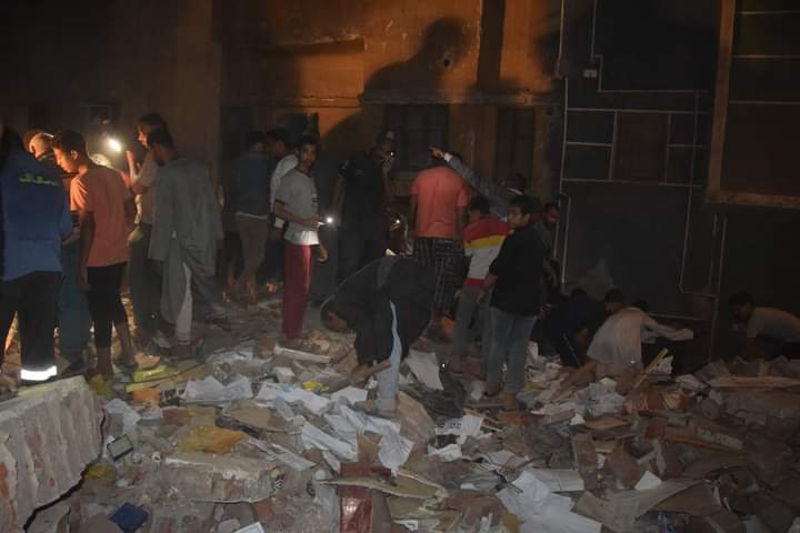 انهيار منزل في سوهاج