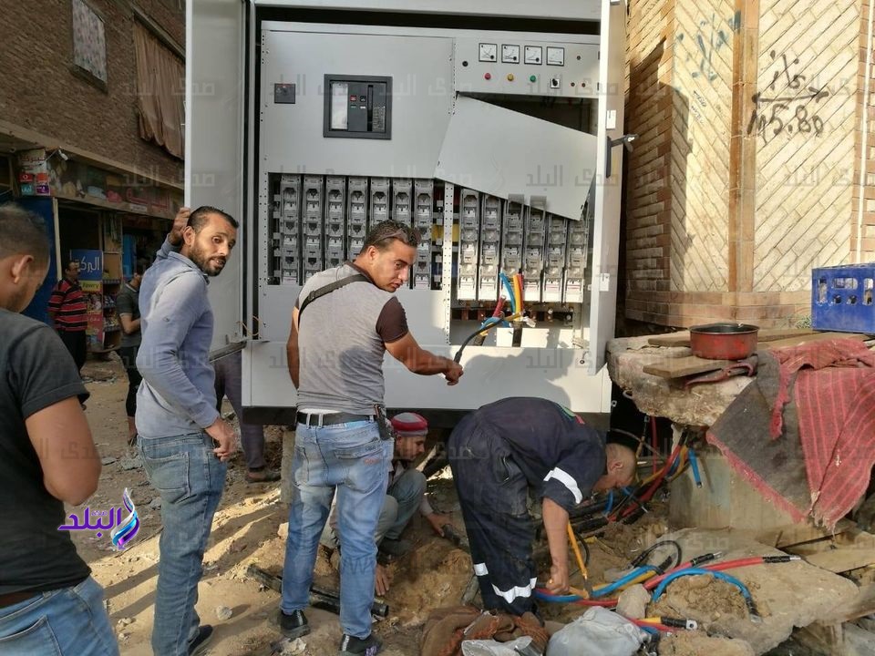 تركيب محول كهربائي جديد