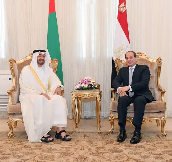 السيسي وبن زايد 