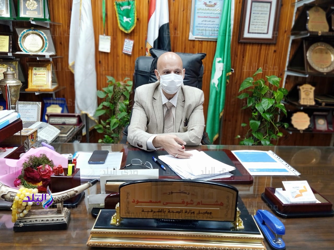 الدكتور هشام شوقي مسعود وكيل وزارة الصحة بالشرقية