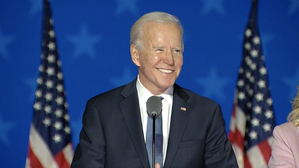 المرشح الديمقراطي الأمريكي جو بايدن