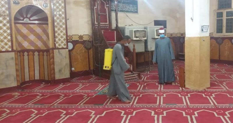 حملة موسعة لنظافة وتعقيم المساجد