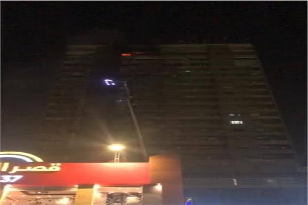 جانب من الحريق