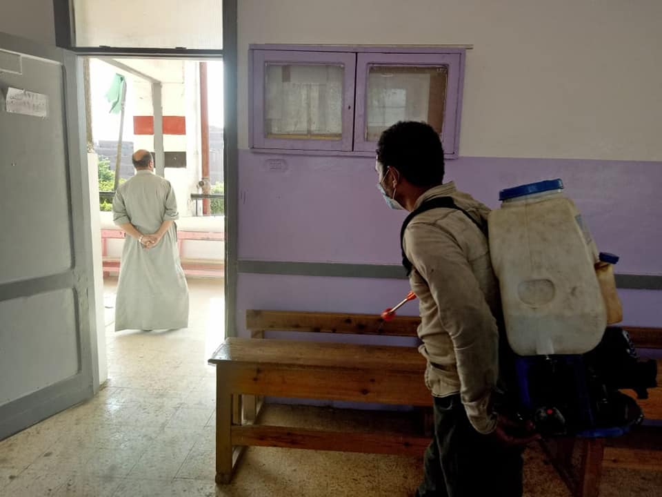 تعقيم لجان الانتخابات بالشرقية 