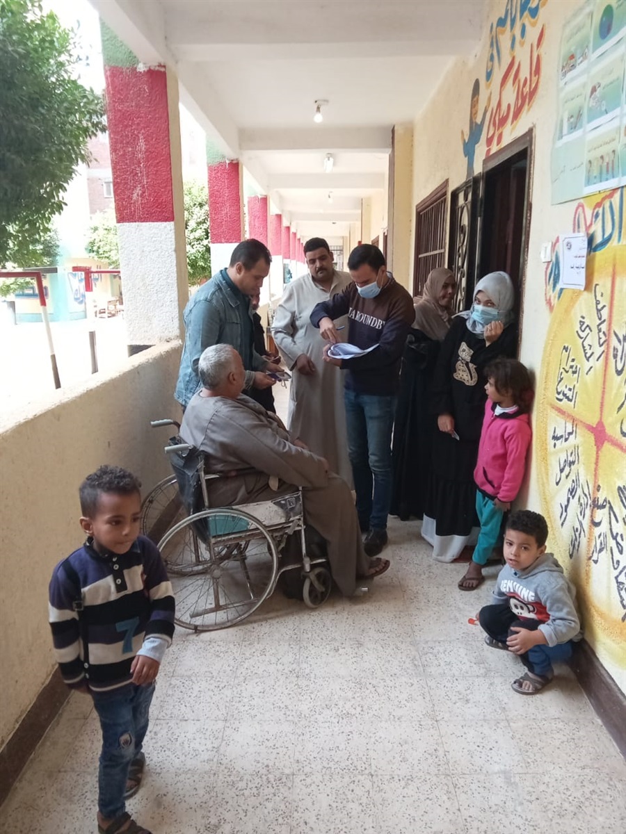 إقبال المواطنين على لجان الانتخابات 