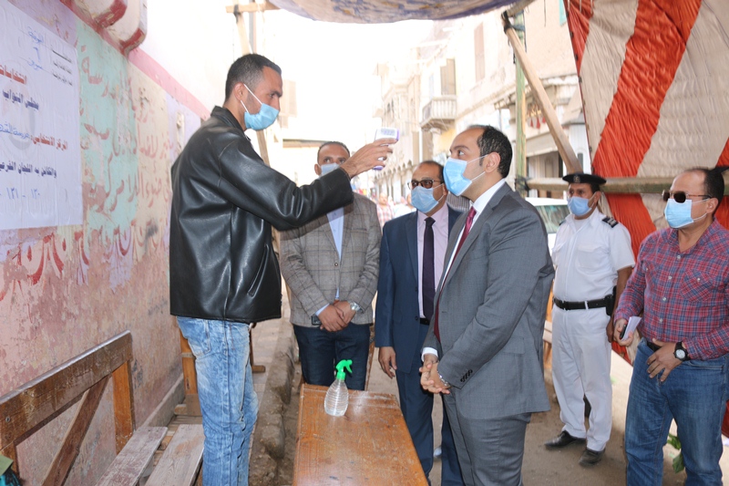 نائب محافظ المنوفية يتفقد لجان الانتخابات