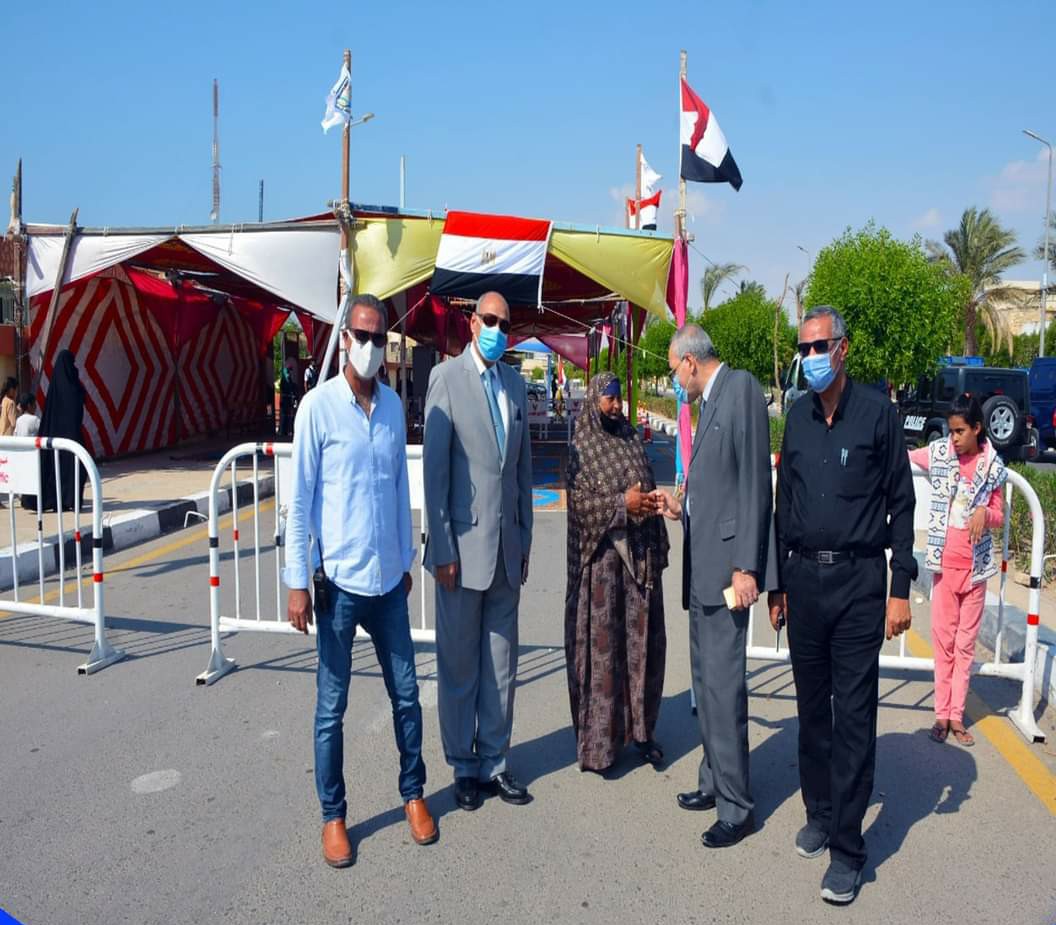 سكرتير عام جنوب سيناء يتفقد لجان الانتخابات بمدينة طور سيناء