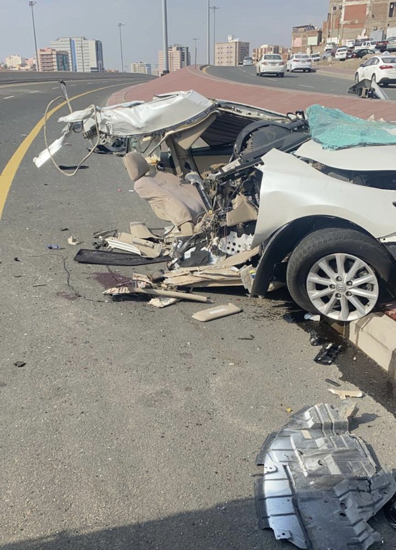 جانب من الحادث 