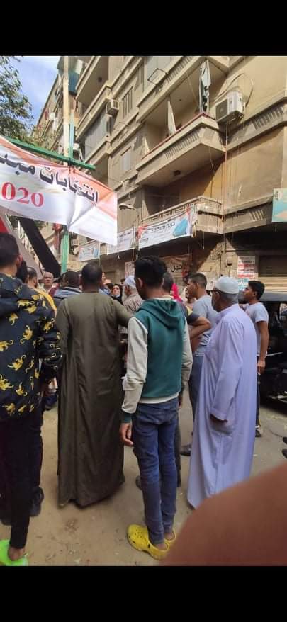 الناخبون أمام اللجان في عين شمس