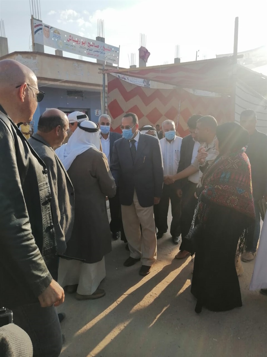 محافظة شمال سيناء يتابع سير الانتخابات 