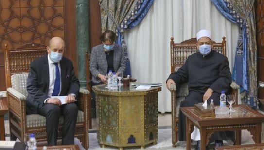 وزير خارجية فرنسا في مشيخة الأزهر