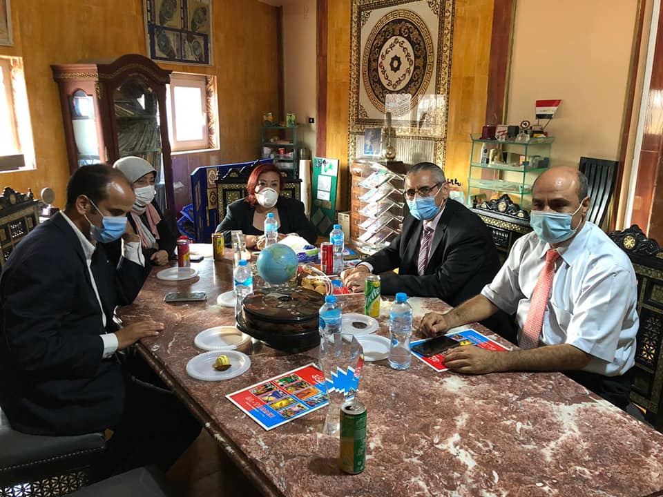 جانب من الزيارة 