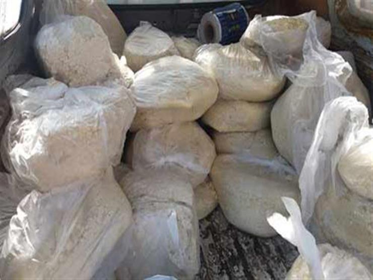 ضبط 17 طن جبن مجهولة المصدر